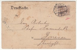 POLAND / GERMAN ANNEXATION 1903  POSTCARD  SENT FROM  POZNAN - Cartas & Documentos