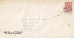 Denmark BENT U. RAMSING Civil Engineer HILLERØD Hilleroed 1946 Cover Brief To KØBENHAVN K. - Storia Postale