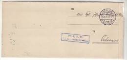 POLAND / GERMAN ANNEXATION 1913 L ETTER  SENT FROM  OSTROW TO OSTROW - Storia Postale