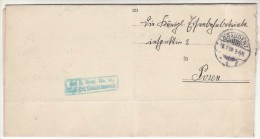 POLAND / GERMAN ANNEXATION 1906 L ETTER  SENT FROM  GRUDZIAC TO POZNAN - Covers & Documents