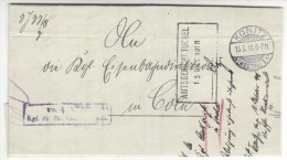 POLAND / GERMAN ANNEXATION 1918 L ETTER  SENT FROM  CHOJNICE TO COLN - Brieven En Documenten