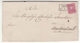 POLAND / GERMAN ANNEXATION 1881 L ETTER  SENT FROM  ODOLAMOW TO FRANKFURT - Lettres & Documents