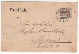 POLAND / GERMAN ANNEXATION 1904  POSTCARD  SENT FROM  POZNAN TO GNIEZNO - Covers & Documents