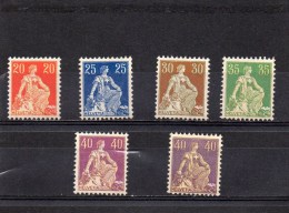 SUISSE 1907-17 * - Unused Stamps