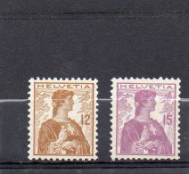 SUISSE 1909-10 * - Unused Stamps