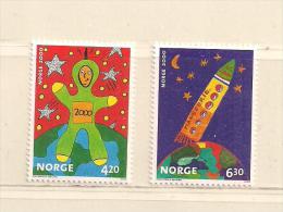 NORVEGE  ( EUNOR - 45 )  2000    N° YVERT ET TELLIER  N° 1310/1311   N** - Unused Stamps