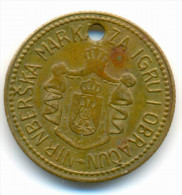 RRR , YUGOSLAVIA , ALEKSANDAR , NIRNBERSKA MARKA , TOKEN , JETON - Royal / Of Nobility