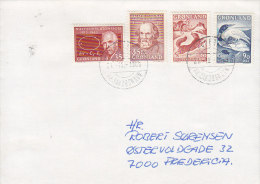 Greenland Deluxe RODEBAY Pr. JACOBSHAVN 1969 Cover Brief Denmark Niels Bohr (Cz. Slania) Bird Vogel Oiseau Fuchs Fox - Storia Postale