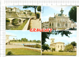 GRAULHET  -  4 Vues  : Ponts Sur L Agout -  Caisse D Epargne - Piscine - N.D. Des Vignes - Graulhet