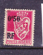 ALGERIE N° 247 0F50 S 1F50 ROUGE CARMINE BLASON D'ALGER RF SUR LA VALEUR OBL - Used Stamps