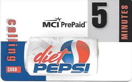 USA: Prepaid MCI - Pepsi-Cola Diet - Otros & Sin Clasificación