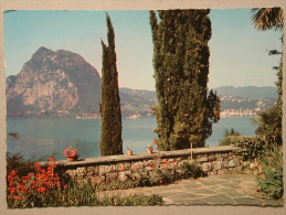 Lugano E Monte S. Salvatore, Veduta Da Castagnola - Agno