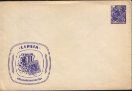 Germany/DDR-Postal Stationery Private Cover 1954, Unused - Leipzig - Briefmarkenschau - Enveloppes Privées - Neuves