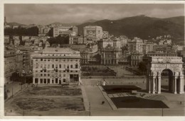 GENOVA - Piazza Della Vittoria  - 2 Scans - Genova (Genoa)
