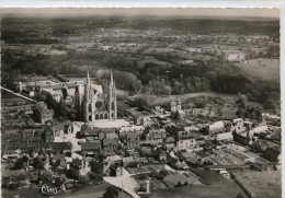 CPSM 53 PONTMAIN VUE AERIENNE   1955 Grand Format 15 X 10,5 - Pontmain