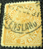 Queensland 1879 Queen Victoria 1d - Used - Used Stamps