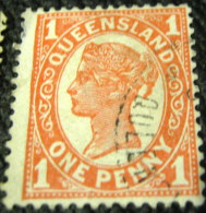 Queensland 1895 Queen Victoria 1d - Used - Gebruikt