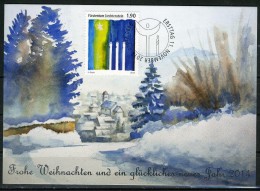 LIECHTENSTEIN   Noël 2013 - Stamped Stationery