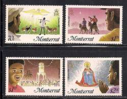 Montserrat    Christmas 1985    Set  SC# 588-91 MNH** - Montserrat