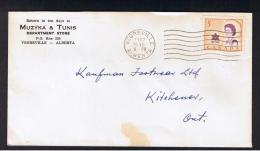 RB 983 - 1967 5c Rate Advertising Cover - Muzyka & Tunis - Vegreville - Alberta Canada - Covers & Documents