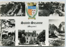 CPSM 53  SAINTE SUZANNE VUE GENERALE LA TOUR   Grand Format 15 X 10,5 - Sainte Suzanne