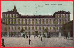 [DC6482] TORINO - PALAZZO REALE - Viaggiata 1917 - Old Postcard - Palazzo Reale