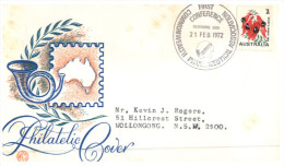 (PH 851) Australia FDC Cover - Premier Jour - 1972 - Pharmaceutical Conference - Primi Voli