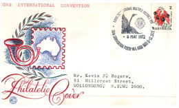 (PH 851) Australia FDC Cover - Premier Jour - 1972 - Lion International Convention - Primi Voli