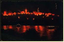 Wimpfen Am Neckar  ,  Abendbeleuchtung  -  Gemälde-Ansichtskarte Ca.1920   (2923) - Bad Wimpfen