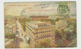 CPA ITALIE - ROMA - FISCHER'S PARK HOTEL - Palazzo Della Regina Margherita - Superbe Illustration Et Vue - Cafes, Hotels & Restaurants