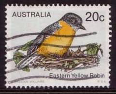 1979 - Australian Birds Definitive Issues 20c EASTERN YELLOW ROBIN Stamp FU - Used Stamps