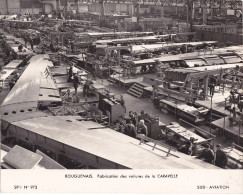 ¤¤   -   BOUGUENAIS  -  Cliché De SUD-AVIATION  -  Fabrication Des Voilures De La Caravelle  -  Voir Description   -  ¤¤ - Bouguenais