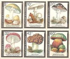 BULGARIA \ BULGARIE - 1991 - Champignons - 6v** - Neufs