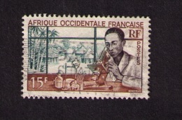 Timbre Oblitéré Afrique Occidentale Française, Laboratoire Médical, 1953 - Gebraucht
