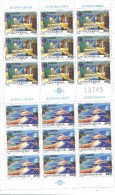 EUROPA CEPT YUGOSLAVIA HOJA BLOQUE 1987 - Blocks & Sheetlets