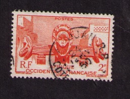 Timbre Oblitéré Afrique Occidentale Française, Art Autochtone, Soudan, 1947 - Gebraucht