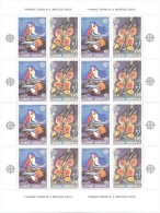 EUROPA CEPT GRECIA HOJA BLOQUE 1989 - Blocks & Sheetlets