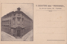 TORINO- R. EDUCATORIO DELLA PROVVIDENZA  AUTENTICA 100% - Enseignement, Écoles Et Universités