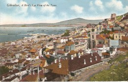 GIBRALTAR . A Bird's Eye View Of The Town - Gibraltar