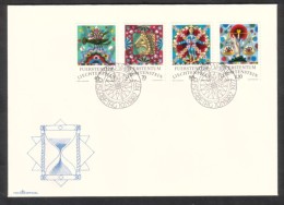 C01638 - Liechtenstein / First Day Cover (1977) 9490 Vaduz: Zodiac Signs (Crab, Lion, Maiden, Scales) - Astrology
