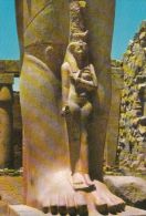 CPA LUXOR- PINUTEM PHARAON AND HIS WIFE STATUES - Luxor