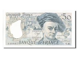 Billet, France, 50 Francs, 50 F 1976-1992 ''Quentin De La Tour'', 1990, NEUF - 50 F 1976-1992 ''Quentin De La Tour''