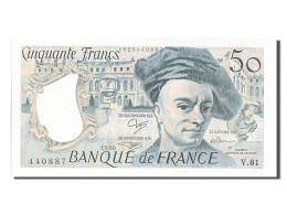 Billet, France, 50 Francs, 50 F 1976-1992 ''Quentin De La Tour'', 1990, NEUF - 50 F 1976-1992 ''quentin De La Tour''