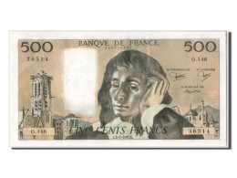 Billet, France, 500 Francs, 500 F 1968-1993 ''Pascal'', 1981, 1981-07-02, SPL - 500 F 1968-1993 ''Pascal''