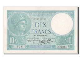 Billet, France, 10 Francs, 10 F 1916-1942 ''Minerve'', 1939, 1939-09-28, SUP+ - 10 F 1916-1942 ''Minerve''