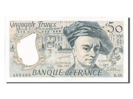 Billet, France, 50 Francs, 50 F 1976-1992 ''Quentin De La Tour'', 1987, SPL - 50 F 1976-1992 ''Quentin De La Tour''
