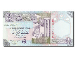 Billet, Libya, 1/2 Dinar, 2002, NEUF - Libië