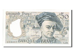 Billet, France, 50 Francs, 50 F 1976-1992 ''Quentin De La Tour'', 1989, NEUF - 50 F 1976-1992 ''Quentin De La Tour''