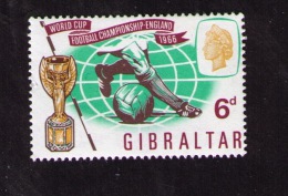Timbre Neuf Gibraltar, Coupe Du Monde De Football, 1966 - 1966 – England
