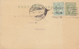 Great Britain Uprated Postal Stationery Ganzsache Entier Edward VII. LONDON 1910 To NYSTAD Finland (2 Scans) - Postwaardestukken